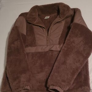 Pink Victoria's Secret Cozy Plum  Fleece Pullover Size M